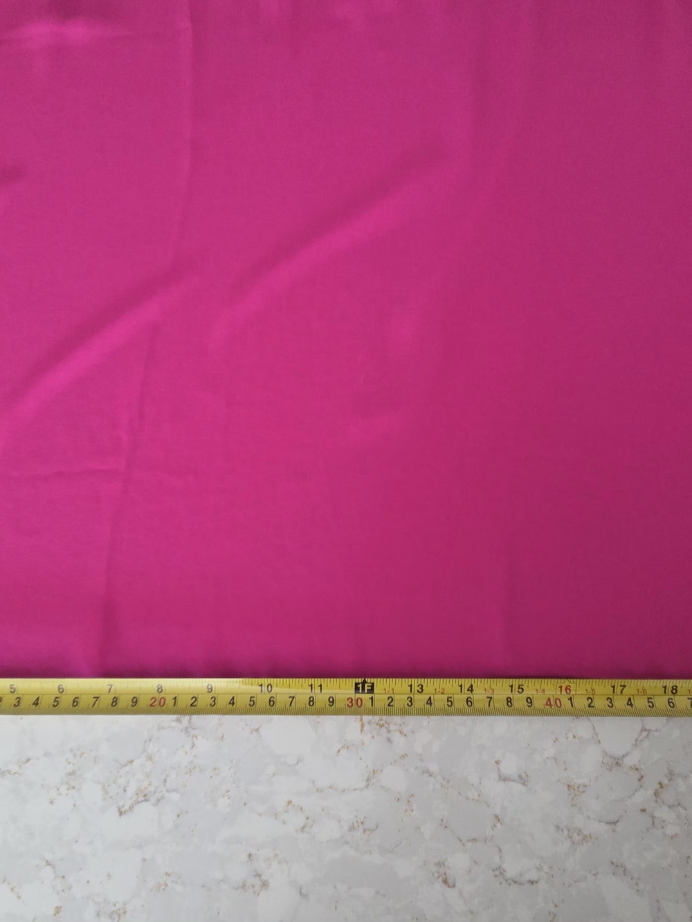 Violet + Claire Split-neck Keyhole Sleeveless Blouse - Fuchsia Pink - Picture 5 of 6